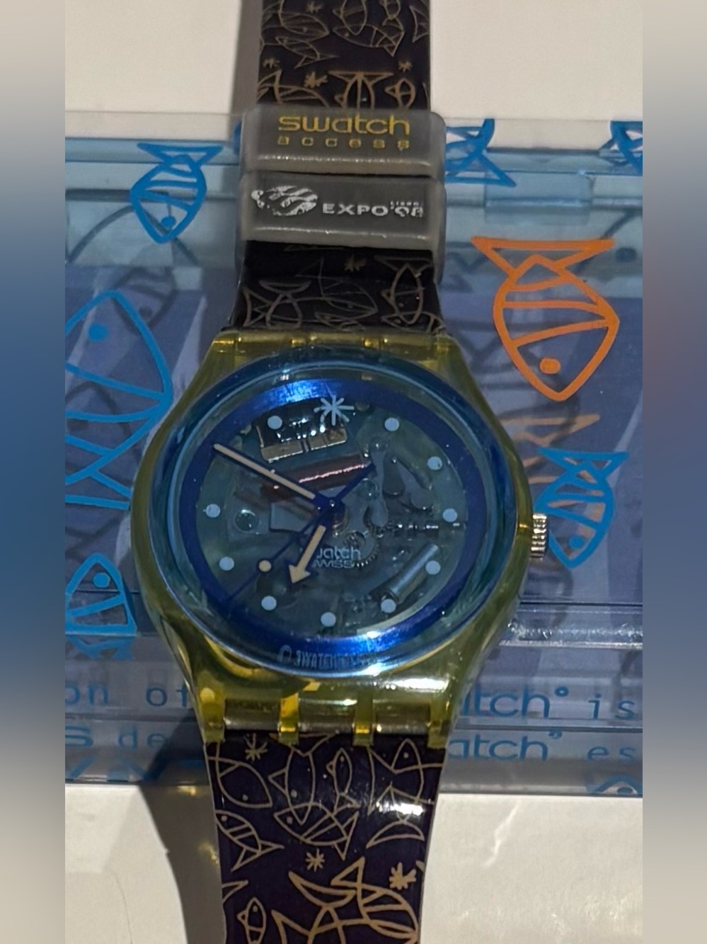Swatch Vintage 1998 Access ‘Adamastor’ SKL100 98 Lisboa Expo Needs New Strap